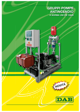 Gruppi Antincendio EN - Dab Pumps