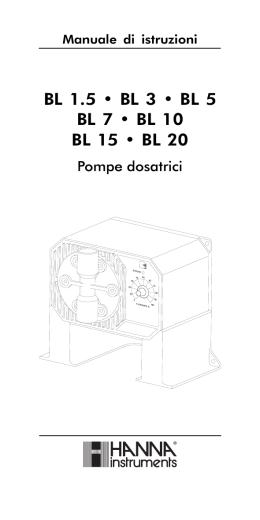 Manuale - Hanna Instruments