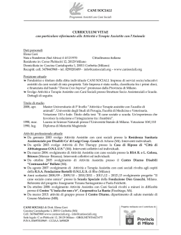 Scarica il Curriculum Vitae di Elena Gori