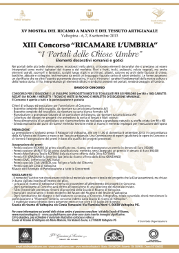 XV MOSTRA DEL RICAMO A MANO E DEL TESSUTO ARTIGIANALE