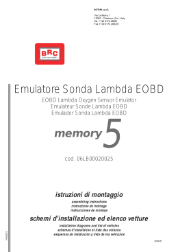 Emulatore Sonda Lambda EOBD memory5