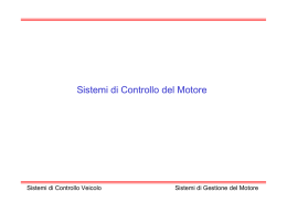 Strategie di controllo motore