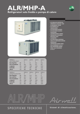 ALR/MHP-A - Certificazione Energetica