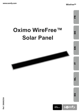 Oximo WireFree™ Solar Panel