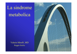 Sindrome Metabolica Definizione secondo i nuovi