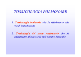 TOSSICOLOGIA DEL SISTEMA RESPIRATORIO (1)