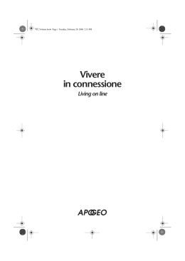 Vivere in connessione Living on line