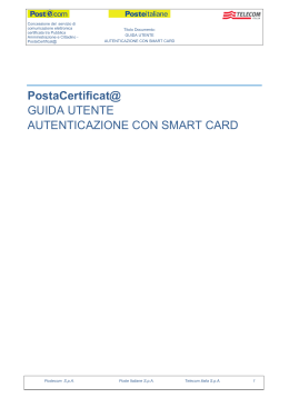 Guida Utente Autenticazione Con Smart Card