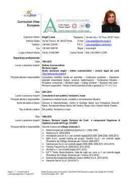 CV EuroPass - Luisa Angeli luglio 2015x