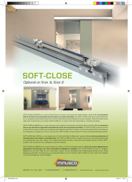SOFT-CLOSE (art.BS35) è un nuovo accessorio