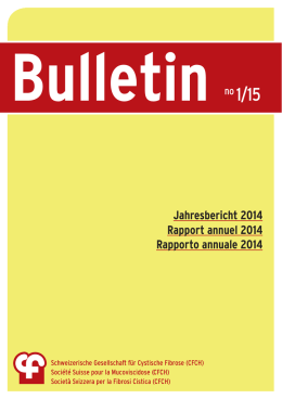 Jahresbericht 2014 Rapport annuel 2014 Rapporto annuale 2014