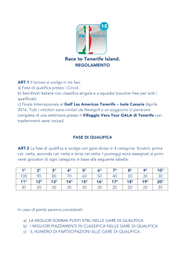 Regolamento - Valtellina Golf Club