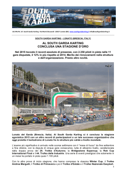 PDF - South Garda Karting