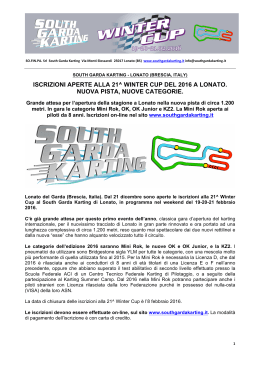 PDF - South Garda Karting