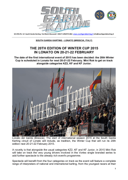 the 20th edition of winter cup 2015 in lonato on 20-21-22