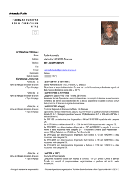 Antonella Fucile Nome Fucile Antonella Indirizzo Via Malta,106