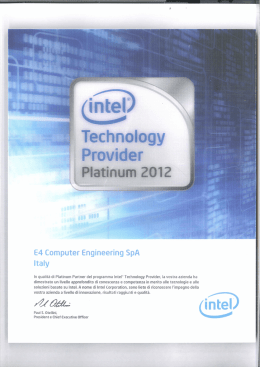 E4 Computer Engineering SpA Italy