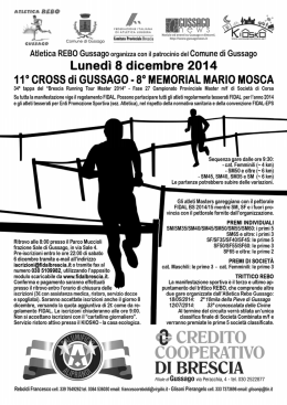cross di gussago dicembre 2014