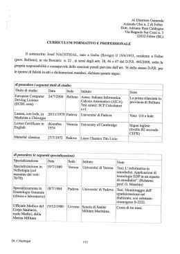 Nachtigal - Azienda ULSS 2 Feltre