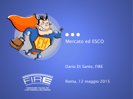 Mercato ed ESCO (Roma 2015)