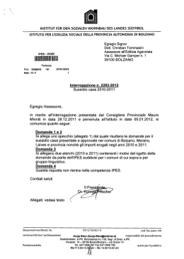 INSTITUT F&Ugrave;R DEN SOZIALEN WOHNBAU DES LANDES