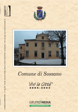 Sossano Copertina - Noi Cittadini in TV
