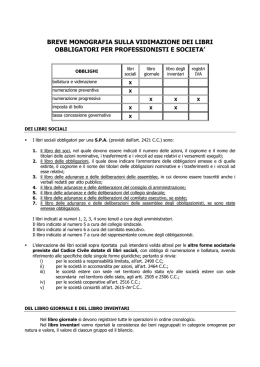 vidimazione libri sociali e contabili