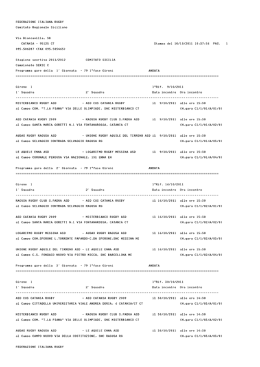 Calendario Serie C - logaritmorugby.it