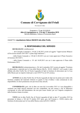 DOL NR. 1114/2015 - Comune di Cervignano del Friuli