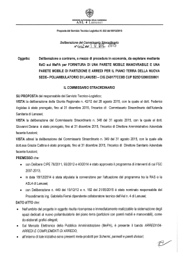 Deliberazione del Commissario Straordinario N. 442