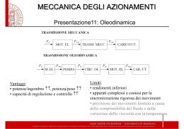 Presentazione11 - Oleodinamica - Università degli Studi di Bologna