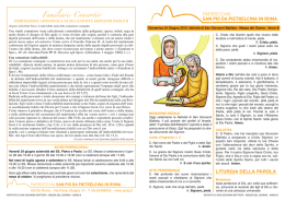 Scarica il foglietto della messa