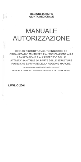 Manuale Autorizzazione LR 20-2000