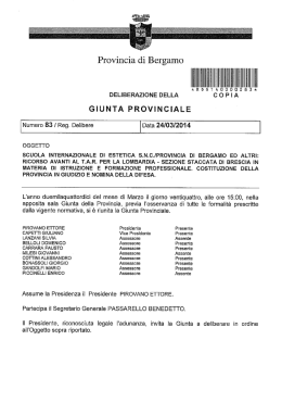 Illlllll - Delibere pubblicate