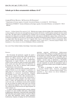 Mazzola P. & Raimondo F.M. - Orto Botanico