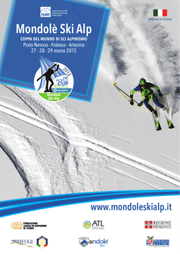 Scarica il booklet della gara con il programma