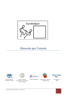 Manuale per l`utente
