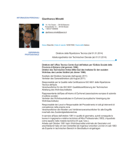 Curriculum Vitae Minotti ital.-dt. - WOBI Institut f&uuml;r den sozialen