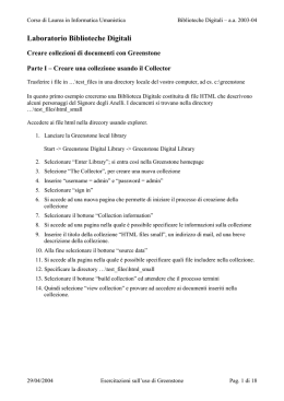 Laboratorio Biblioteche Digitali