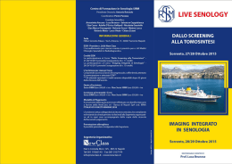 Centro di Formazione in Senologia SIRM