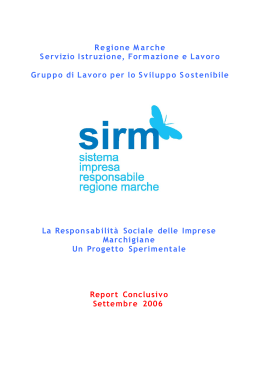 I risultati del progetto SIRM