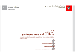 Scheda d`ambito 03 - Garfagnana - Centro Interuniversitario di
