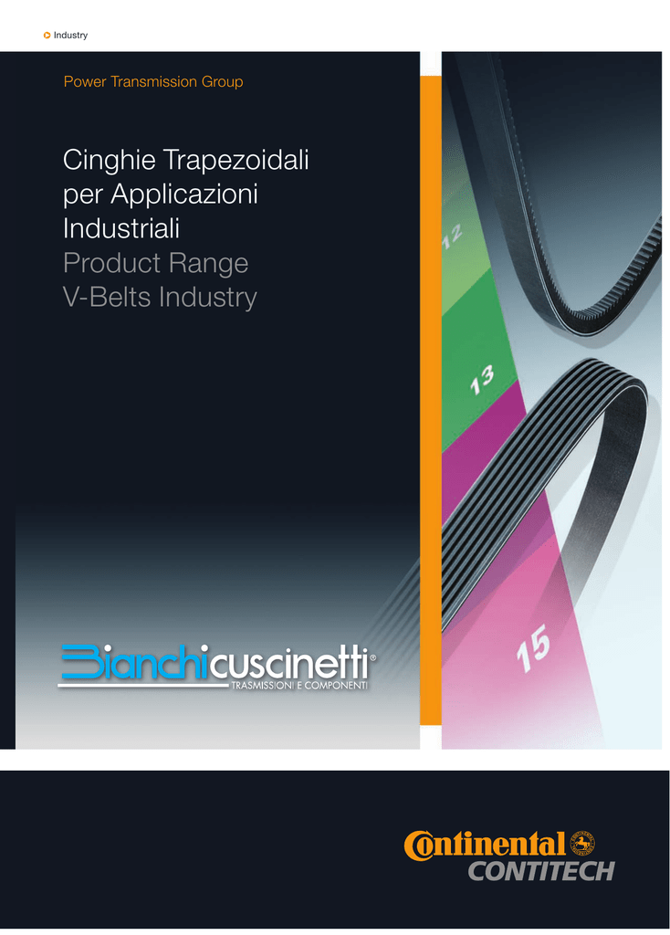 b91-b104 DIN 2215 da 2300 mm a 2650 mm Cinghie trapezoidali profilo 17 mm B