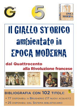 dal Quattrocento alla Rivoluzione francese
