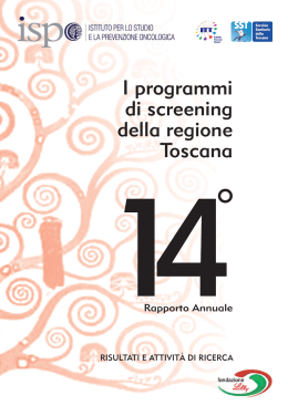 I programmi di screening della regione Toscana