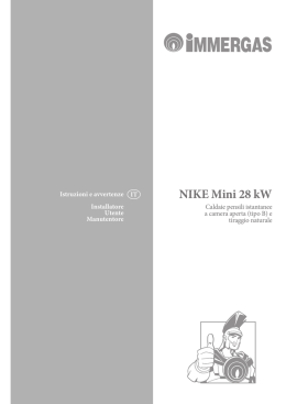 NIKE Mini 28 kW - Immergas S.p.A.