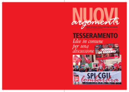 idee a confronto per il tesseramento scarica - SPI