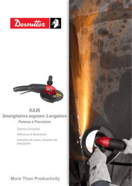KA26 Smerigliatrice angolare / Levigatrice