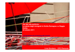 Livia Giordano - Agenzia sanitaria e sociale regionale