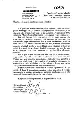 Scrutatori - ManfredoniaNews.it